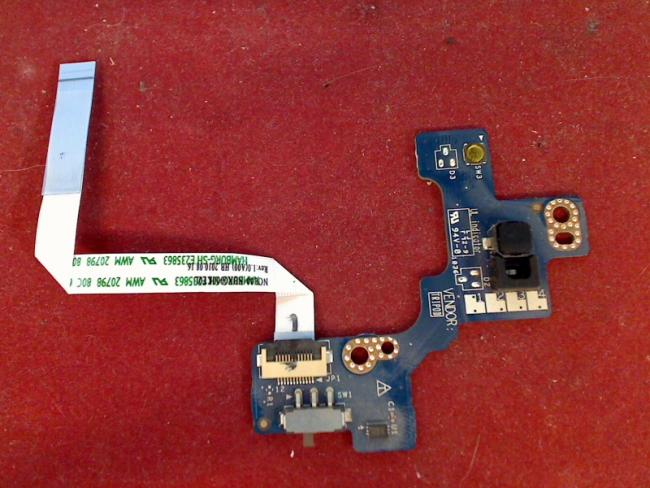 Power Wlan Switch power switch Board & Cables Dell Latitude E6410 F3607gw