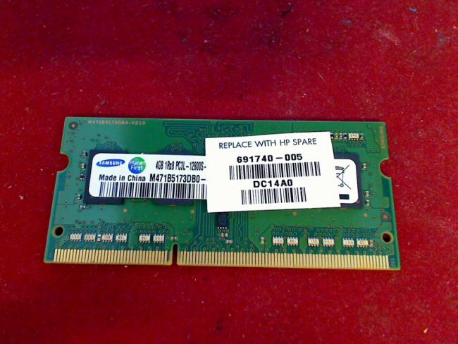 4GB DDR3 PC3-12800S Samsung 691740-005 RAM Memory HP Pavilion 17-f147ng