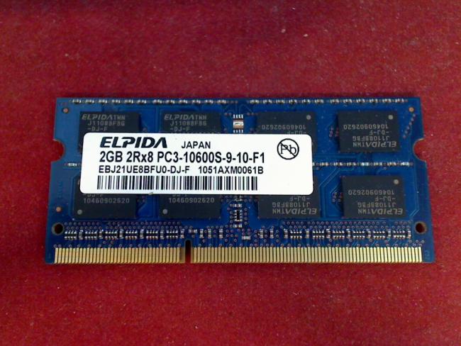 2GB DDR3 PC3-10600S ELPIDA SODIMM Ram Memory Memory Samsung NP-R540