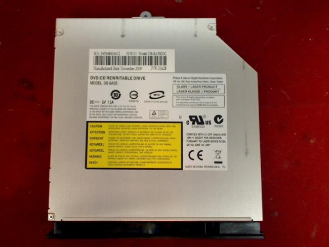 DVD Burner SATA DS-8A3S with Bezel & Fixing Asus X5DAD