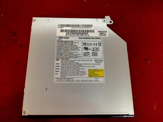 DVD-ROM/CD-RW DRIVE SBW-242C with Bezel & Fixing Acer Aspire 1360