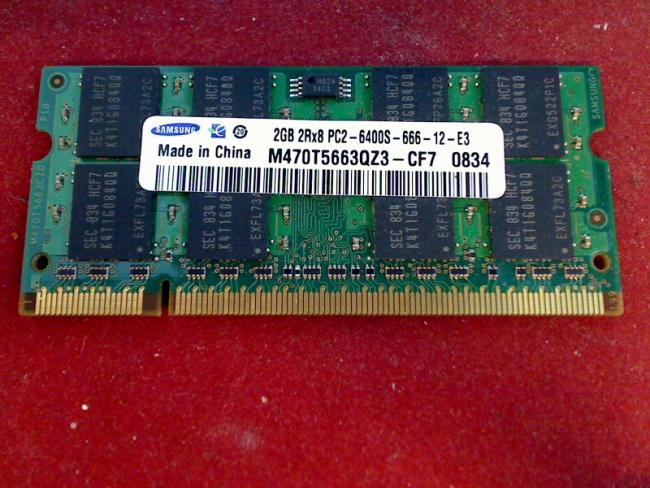 2GB DDR2 PC2-6400S Samsung Ram Memory Memory SODIMM HP dv5 - 1155eg