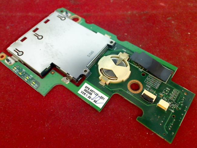 PCMCIA Card Reader CMOS Bios Battery 487119-001 Board HP Compaq 6730b (2)
