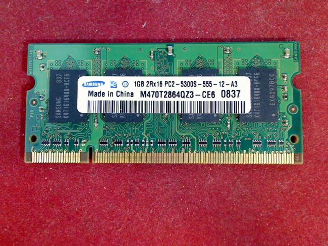 1GB DDR2 PC2-5300S Samsung SODIMM Ram Memory Toshiba Satellite L350D - 20J
