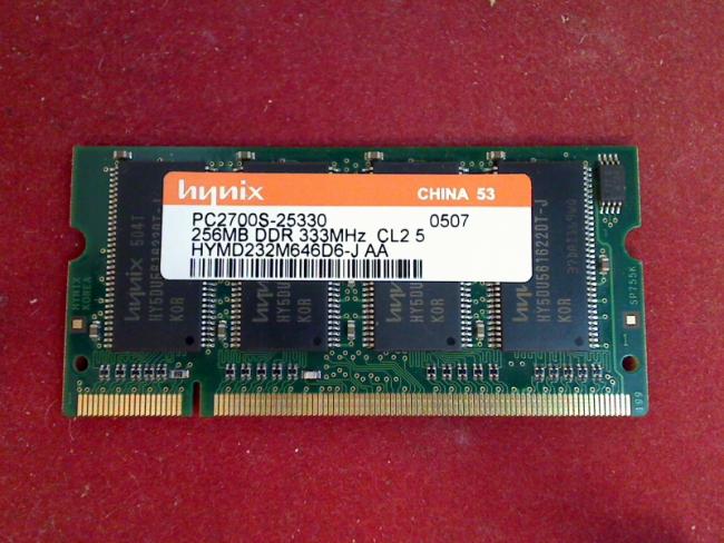 256MB DDR 333MHz PC2700S SODIMM Ram Toshiba SP6100 PS610E GR