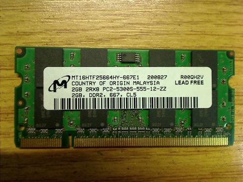 2 GB Ram Memory DDR2 PC2-5300 Medion MD97000 WIM 2080