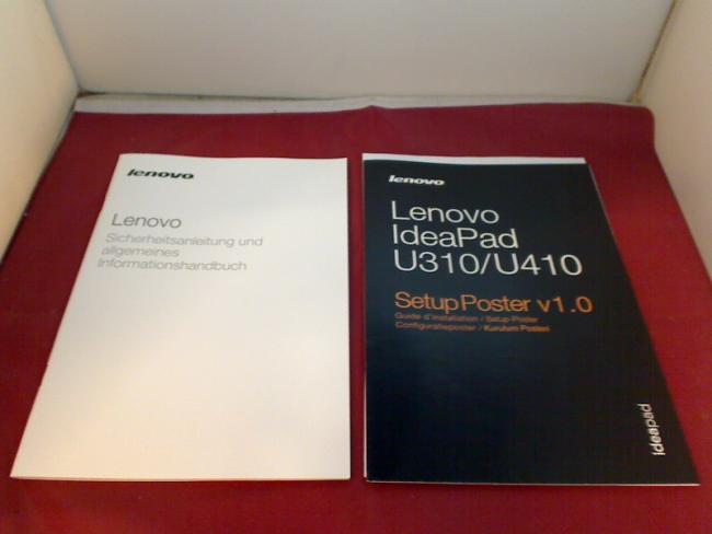 Sicherheitsanleitung Informationshandbuch Lenovo IdeaPad U310 i3