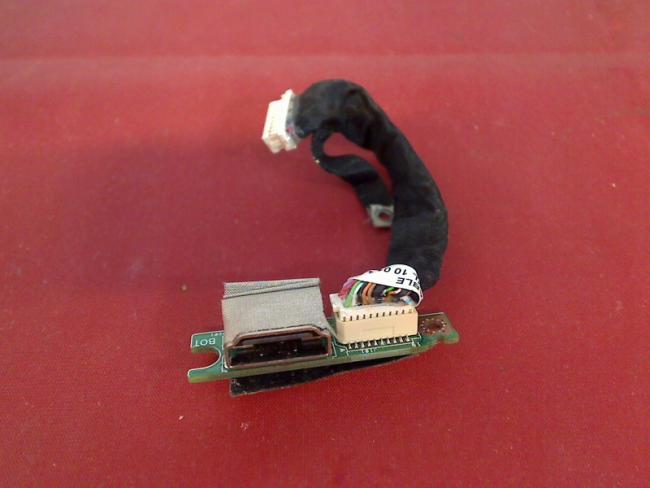 HDMI Port socket Board circuit board & Cables ASUS X70AE-TY029V