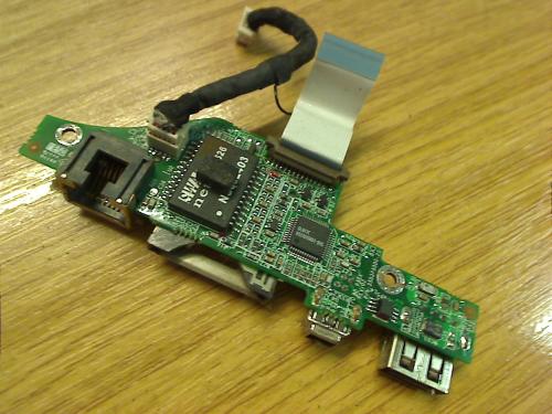 USB Lan SD Board Card circuit board Cable Fujitsu Siemens Amilo A1667G