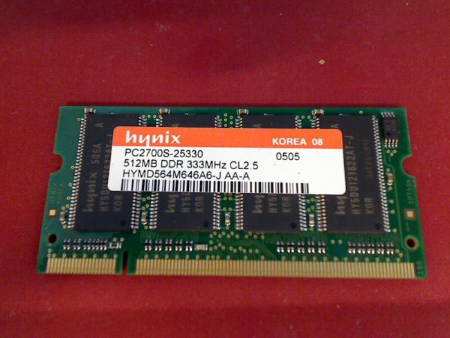 512MB DDR PC2700S 333MHz Hynix RAM Memory Toshiba Pro L10