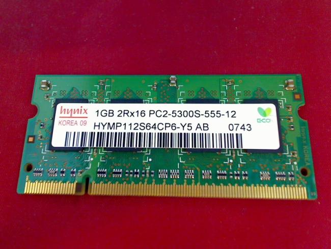 1GB DDR2 PC2-5300S Hynix SODIMM Ram Memory Acer 7520 - 6A2G16Mi