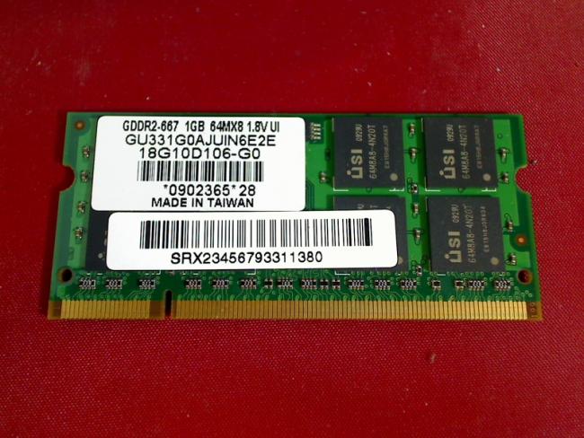 1GB DDR2 667 MHz SODIMM Ram Memory elisa i-Buddie V10IL1