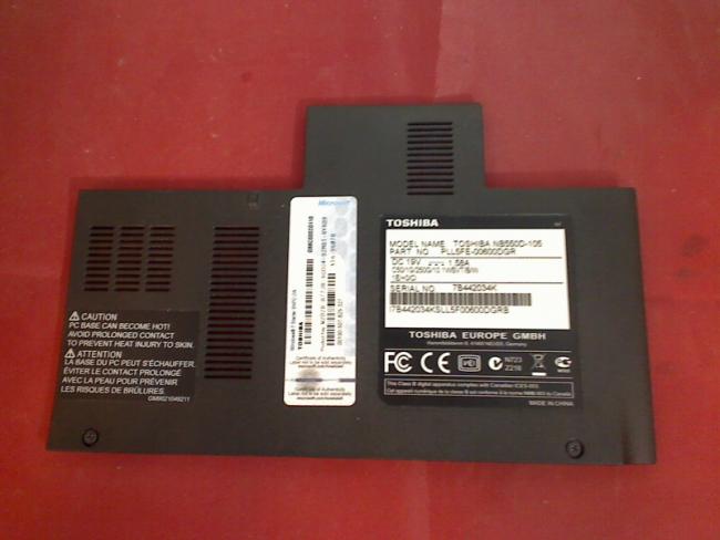 HDD Festplatte RAM Memory Cases Cover Bezel Cover Toshiba NB550D-105