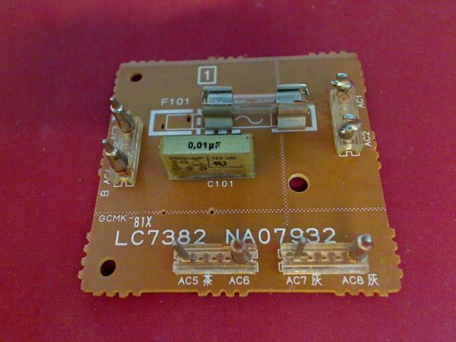 Sicherung circuit board Board LC7382 NA07932 Yamaha Plattenspieler P-05