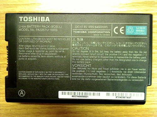Akku 10.8V 6450mAh Toshiba TECRA S1 PT831E-107EQ-GR