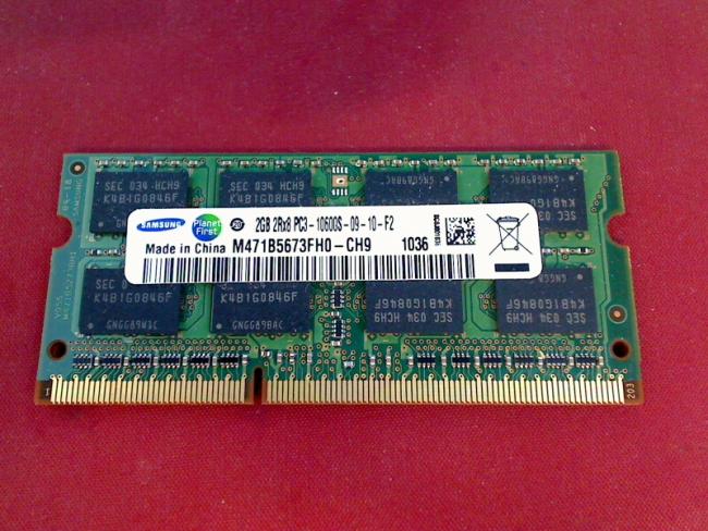 2GB DDR3 PC3-10600S Samsung Ram Memory Fujitsu Lifebook T730