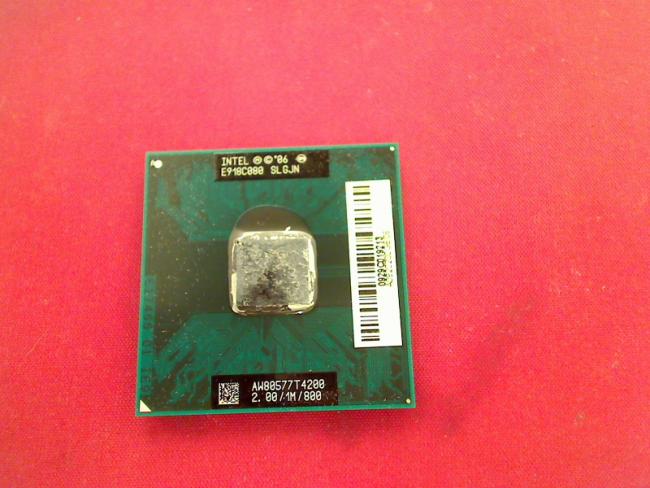 2 GHz Intel Dual Core T4200 SLGJN CPU Prozessor MSI CX600 MS-1682