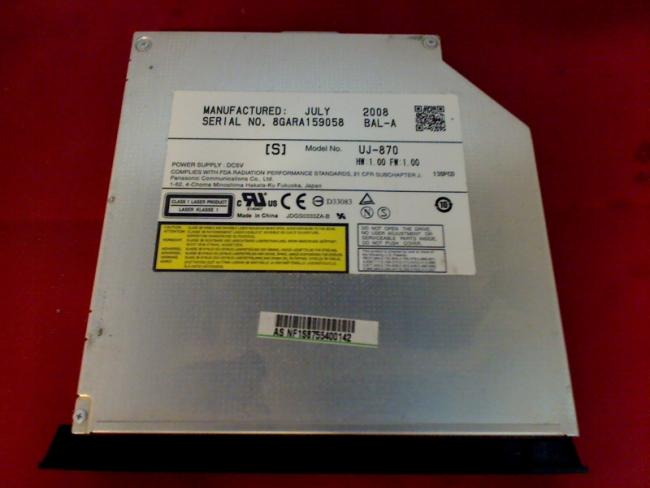 DVD Burner UJ-870 IDE with Bezel & Fixing Asus X50N (1)