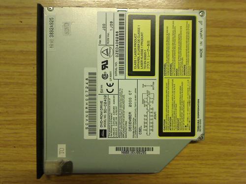 DVD-ROM Toshiba SD-C2402 incl. Bezel Clevo 8500V