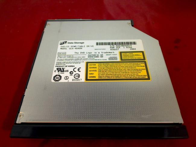 DVD Burner GCA-4040N with Bezel & mounting frames Fujitsu Amilo D1840 D1845