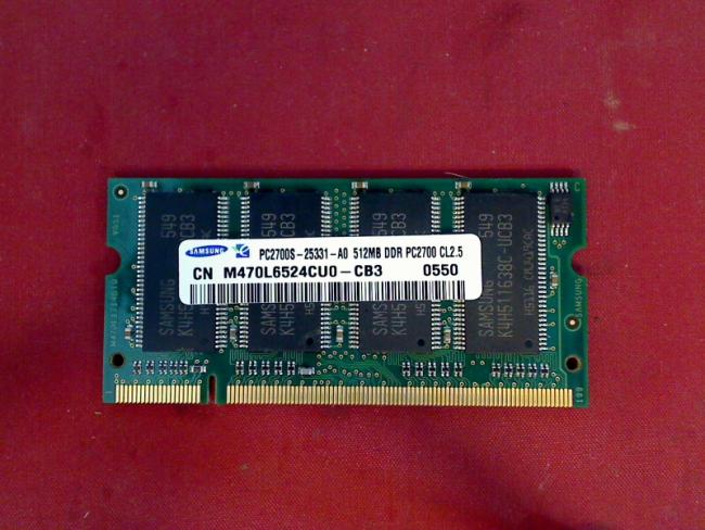 512MB DDR PC2700S Samsung SODIMM Ram Memory Fujitsu Amilo D1840 D1845