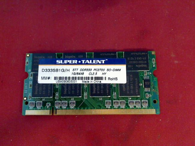 1GB DDR 333 PC2700 SOSIMM CL.2.5 Ram Memory Fujitsu A1650G MS2174