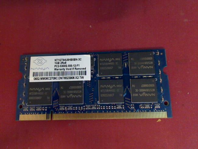 1GB DDR2 PC2-5300S NANYA SODIMM Ram Memory Toshiba L350D-11A