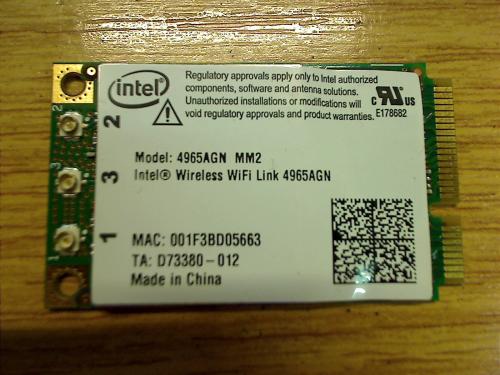 wLan Card WiFi 4965AGN MM2 Intel Medion MD96970 WIM 2220