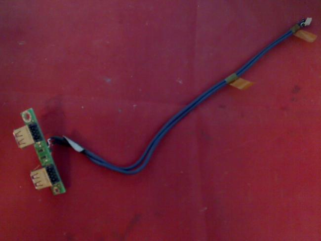 USB Port socket 2-Fach Board & Cables Gericom Cinema XXL 25360