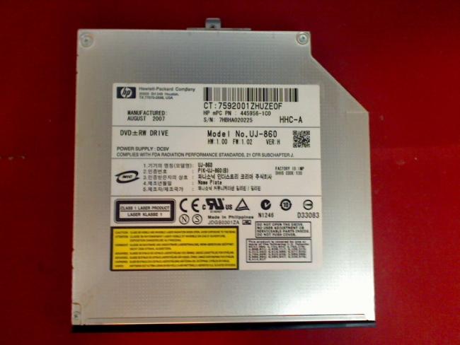 DVD Burner UJ-860 IDE with Bezel & Fixing HP Compaq 6710b (1)