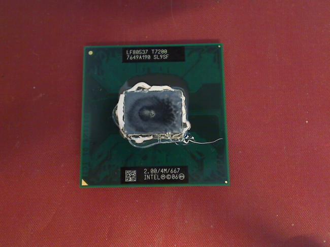 2 GHz Intel Core 2 Duo T7200 CPU Prozessor Toshiba Tecra A8
