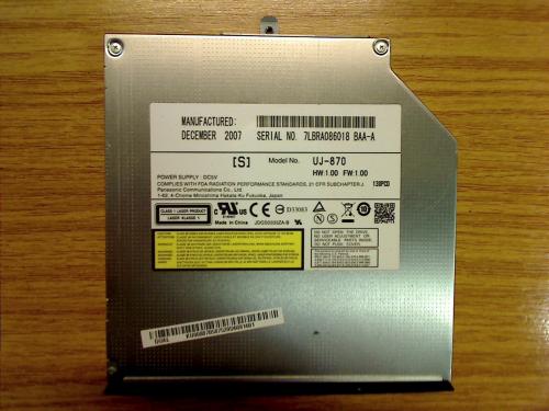 DVD Burner UJ-870 Acer Aspire 7520G (100% OK)