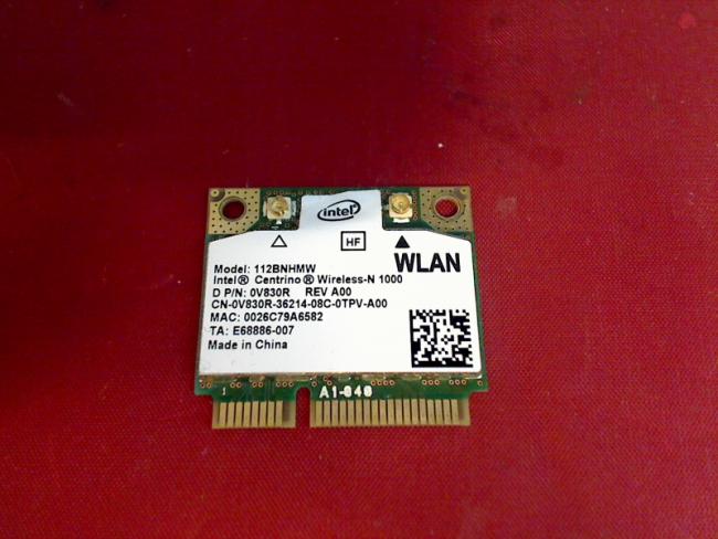 Wlan W-Lan WiFi Card Board Module board circuit board Dell XPS L701x P09E
