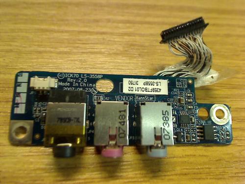 Audio Soundkarte Board circuit board Acer Aspire 7520G (100% OK)