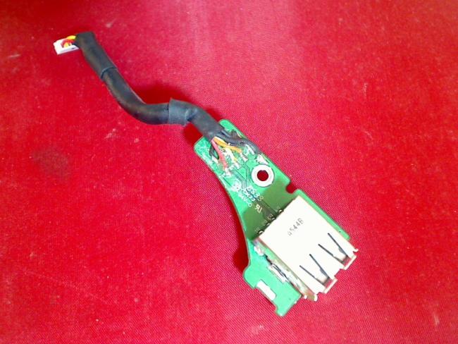 USB Port socket 2-Fach Board circuit board Dell XPS M170 PP14L