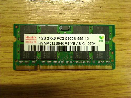 1GB Ram hynix PC2-5300 HYMP512S64CP8-Y5 Samsung NP-R40