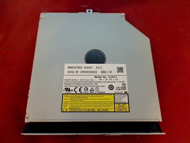 DVD Burner UJ8C2 SATA with Bezel & Fixing Asus S56C