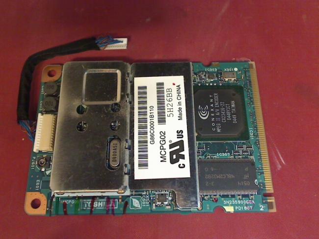TV Video MCPG02 5H26BB Board Module board Card circuit board Toshiba Qosmio G20