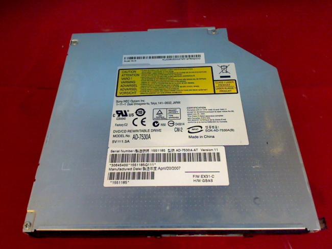DVD Burner AD-7530A with Fixing none Bezel Acer Aspire 9300 9303WSMi