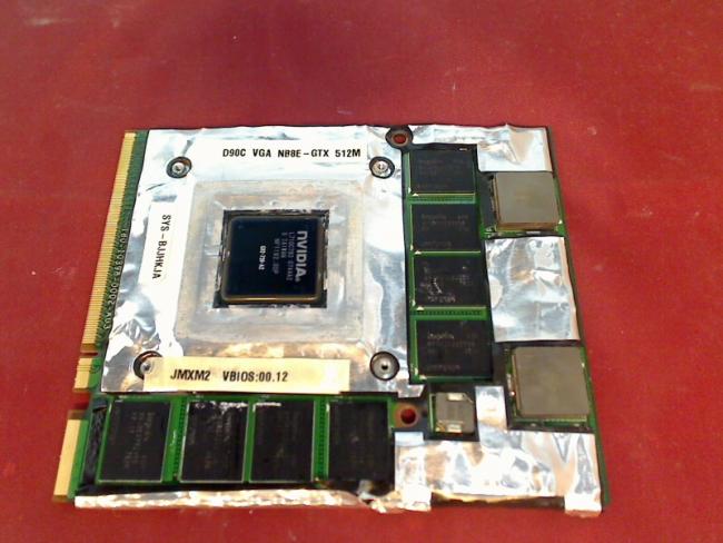 GPU Grafik Board Card D90C NB8E-GTX 5120M NVIDIA Clevo D9C D901C (100% OK)