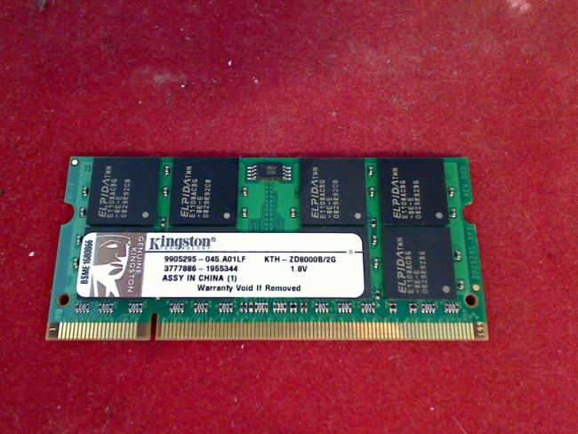 2GB DDR2 Kingston KTH-ZD8000B/2G SODIMM Ram Memory HP Compaq TC4400 (1)