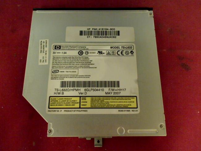 DVD Burner TS-L32 443904-001 with Bezel & Fixing HP Compaq 6710b (2)
