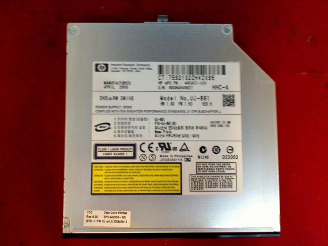 DVD Burner 443903-001 with Bezel & Fixing HP Compaq 6710b (2)