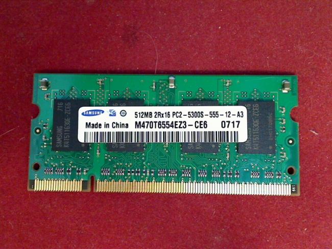 512MB DDR2 PC2-5300S Samsung SODIMM Ram Memory Sony PCG-7Y1M VGN-N31M