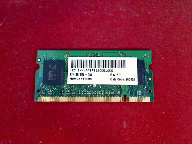 512MB DDR2 361526-004 PC2-4200 SODIMM RAM HP Compaq NX8220