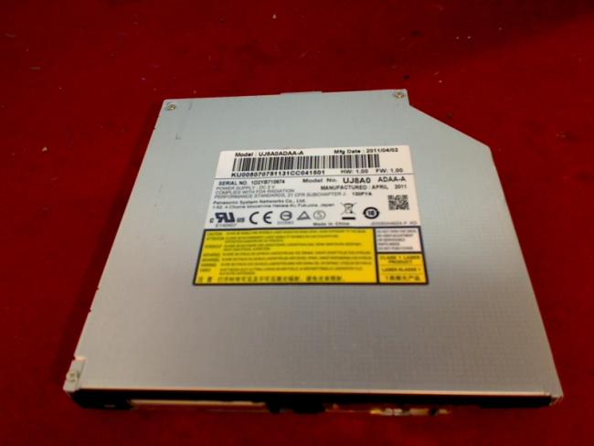DVD Burner UJ8A0 SATA with Fixing none Bezel Acer Aspire 5750 P5WE0
