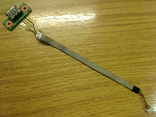 USB Port Board circuit board Cable Toshiba Satellite L350D-20D