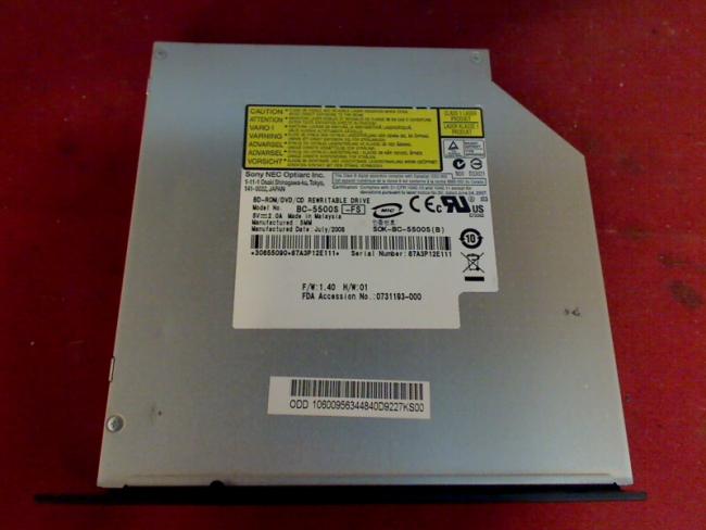 Blu-Ray DVD ROM BC-5500S with Bezel & Fixing Fujitsu Amilo XA3530