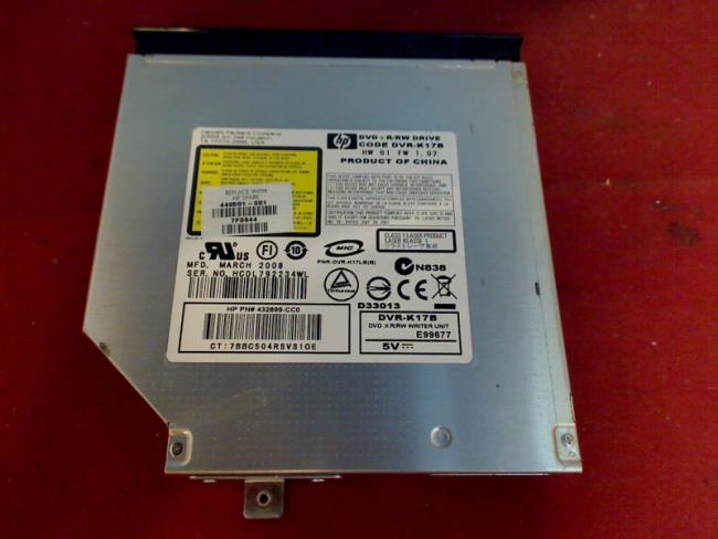 DVD Burner DVR-K17B 446501-001 with Bezel & Fixing HP dv6700 dv6840ez
