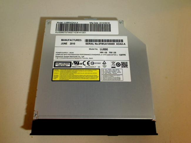 DVD Burner UJ890 SATA with Bezel & Fixing eMachines E642 PEW86